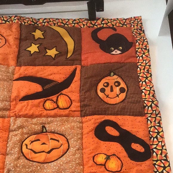 Halloween # square mini quilt - Picture 2 of 6